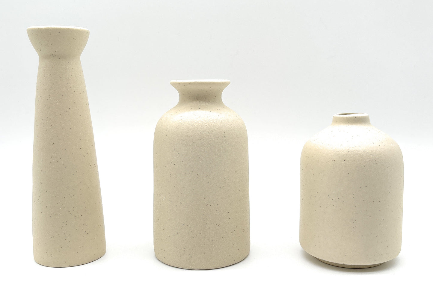 Beige Ceramic vase set