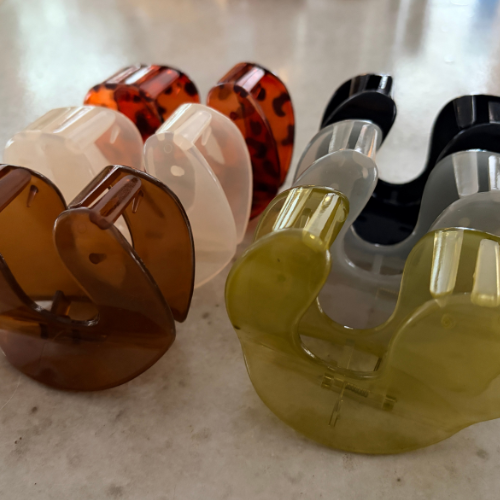 U-Shape Hair Claw Clip – Green