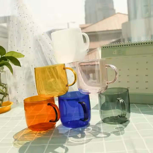 Mugs transparents colorés - Printemps 2025!