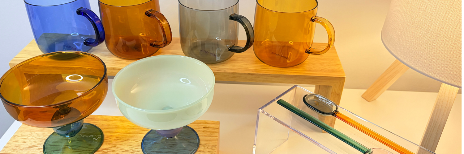Hand-blown Glass Mugs