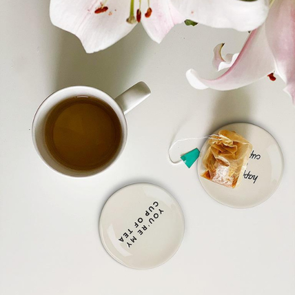 Small Stoneware Plates — Tea Collection