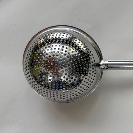 Infuseur à Thé avec Poignée à Pression - (Argent)