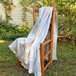 Alpaca Throw Blanket - Coastal Check