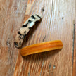 Acetate Curved Barrette Hair Clip - 9.6 cm