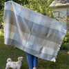 Alpaca Throw Blanket - Coastal Check