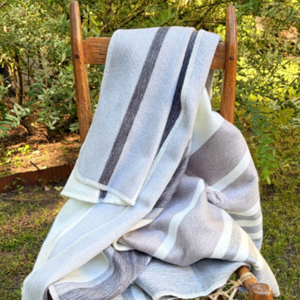 Alpaca Throw Blanket - Earl Grey