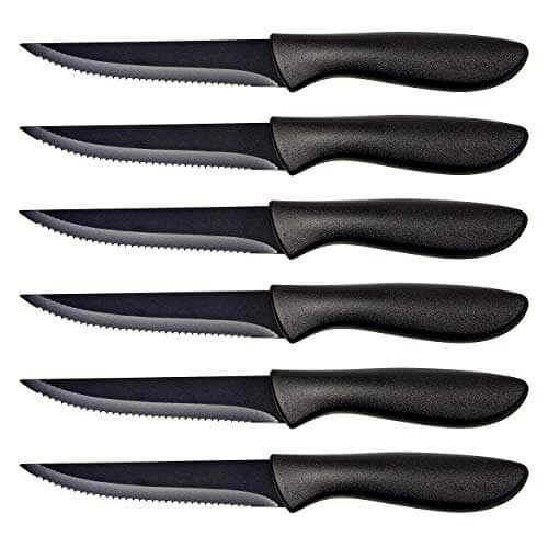 Ceramic Coated Steak Knife Set