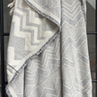 Throw Blanket with Fringe
