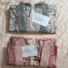 Block-Print Kimono-Style Robe – Blush Pink