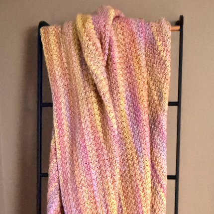 La couverture Lucie – Jeté au crochet fait main – Multicolore