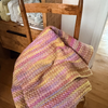 Reyca collection - The Lucie Blanket – Handmade Crochet Throw – Multicolour