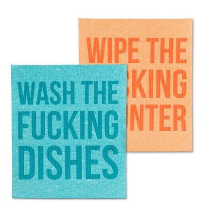 Wash The F**ing Dishes -Lavette suédoise 