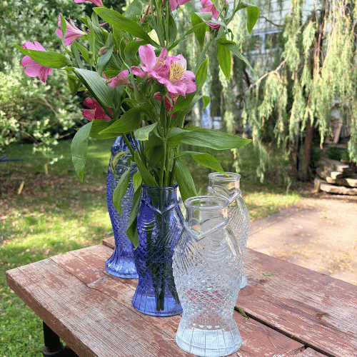 Fish Glass Vase — Large