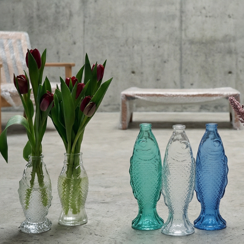 Vase en verre — Grand Poisson