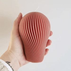 Rose Swirl Candle