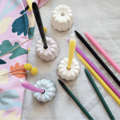 Fluted Candle Holder