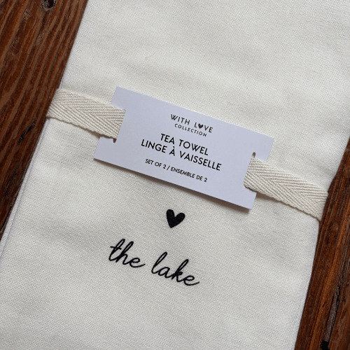 Linge à vaisselle « The Lake » – Collection Love (ensemble de 2)