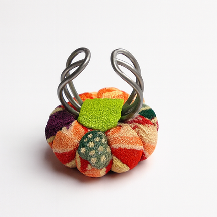 Bague florale en tissu - M3