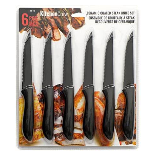 Ceramic Coated Steak Knife Set