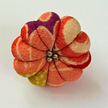 Bague florale en tissu - M4