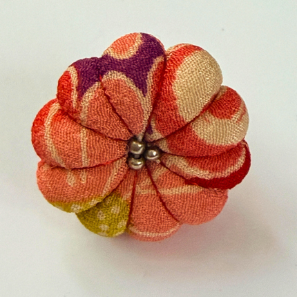 Floral Fabric Ring – M4