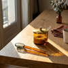 Glass Spoon - Gray & Amber (Sets of 1, 2 & 4)