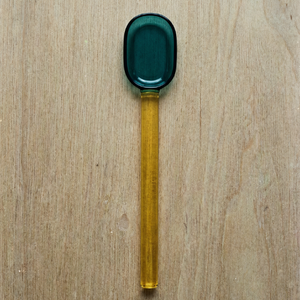 Cuillères en verre - Jaune et verte (Ensemble de 1, 2 ou 4)