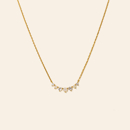 Lover's Tempo - Collier Dewdrop - Blanc Opale