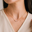 Lover's Tempo - Collier Dewdrop - Blanc Opale