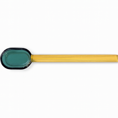 Glass Spoon - Yellow & Green (Sets of 1, 2 & 4)