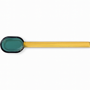 Cuillères en verre - Jaune et verte (Ensemble de 1, 2 ou 4)