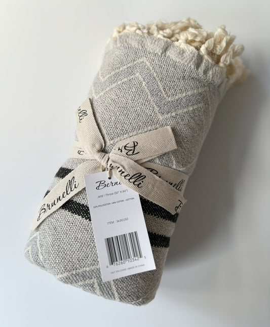 Gray Throw