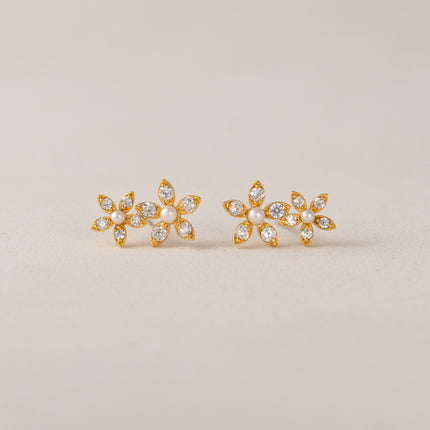 Les boucles d'oreilles grimpantes - Lily - Clair