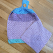 Ensemble artisanal torchon suspendu et débarbouillette - Collection Lucie