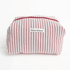 Red and white striped pouch with 'Willow Branch' label on a white background