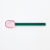 Glass Spoon - Green & Pink (Sets of 1, 2 & 4)