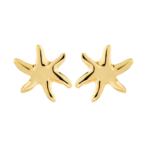 REEF Gold-Plated Starfish Stud Earrings