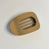 Oval Matte Hair Clip – Taupe