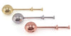 Tea Infuser with Push Handle - (Rose gold)