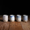 Japanese Ceramic Mug - Blue Stripes (Sets of 1, 2 & 4)