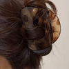 U-Shape Hair Claw Clip- Translucent White