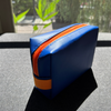 Colorful Blue & Orange Makeup Bag