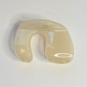 U-Shape Hair Claw Clip- Translucent White