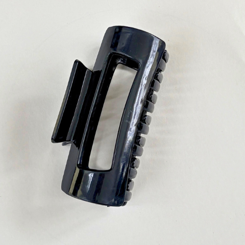 Soft Silicone Hair Claw Clip - Black