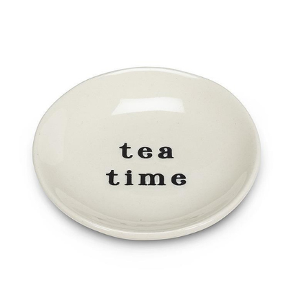 Petite assiette en grès — Tea Time