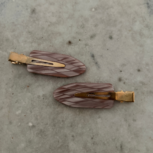 Acrylic Hair Clips – Set of 2