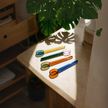 Glass Spoon - Green & Purple (Sets of 1, 2 & 4)