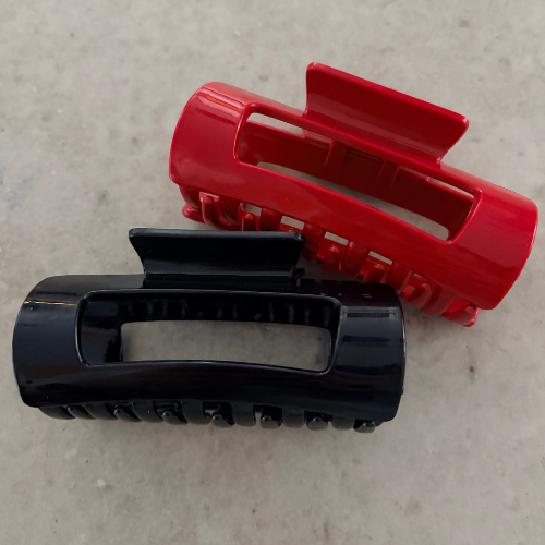 Soft Silicone Hair Claw Clip - Black