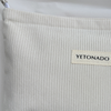 Corduroy Velvet Makeup Bag - White