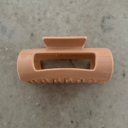 Soft Silicone Hair Claw Clip - Peach